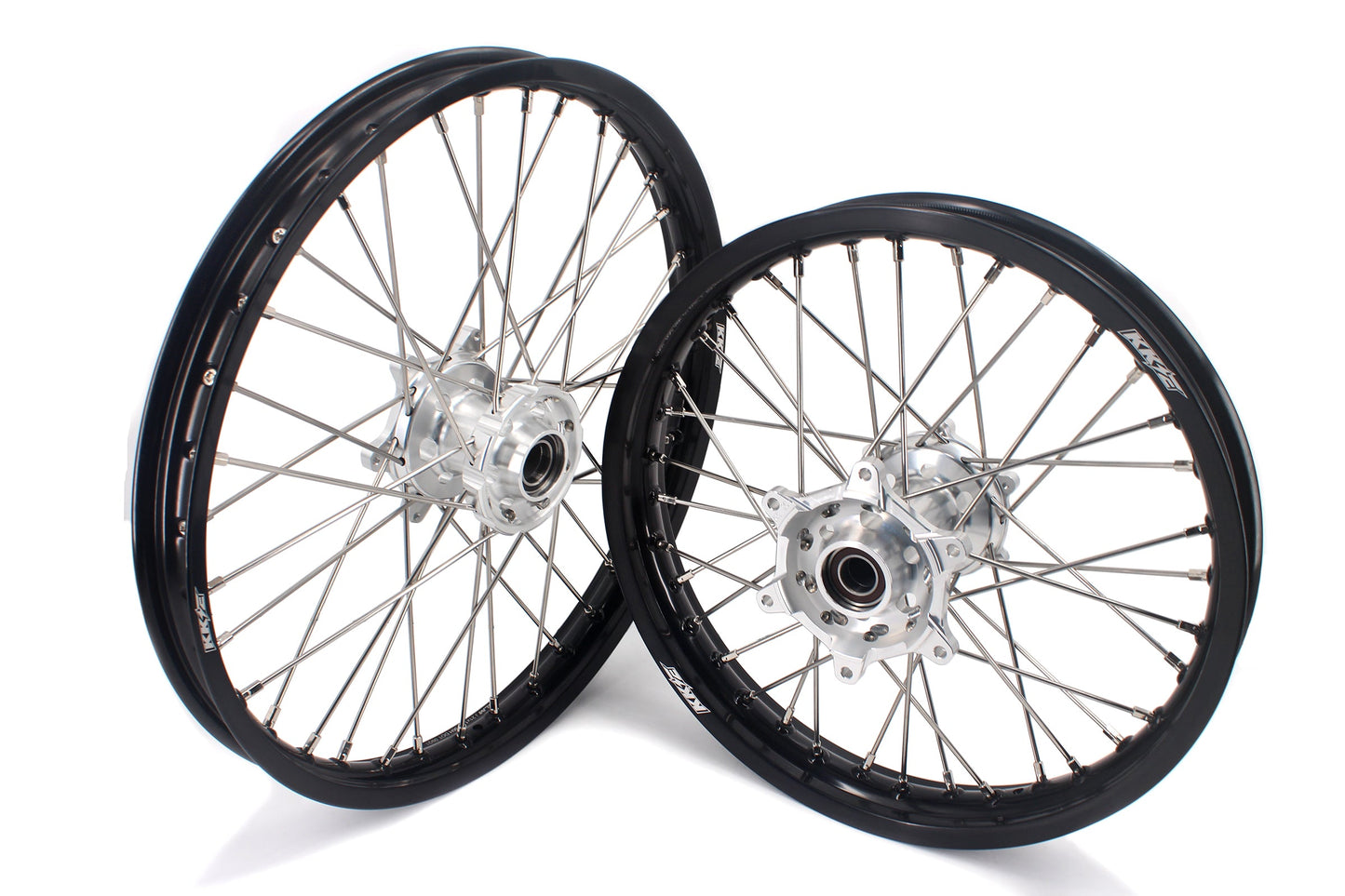 KKE 21 & 18 Enduro Rims for KTM EXC EXC-F EXC-W 125-530CC 2003-2024 Silver&Black