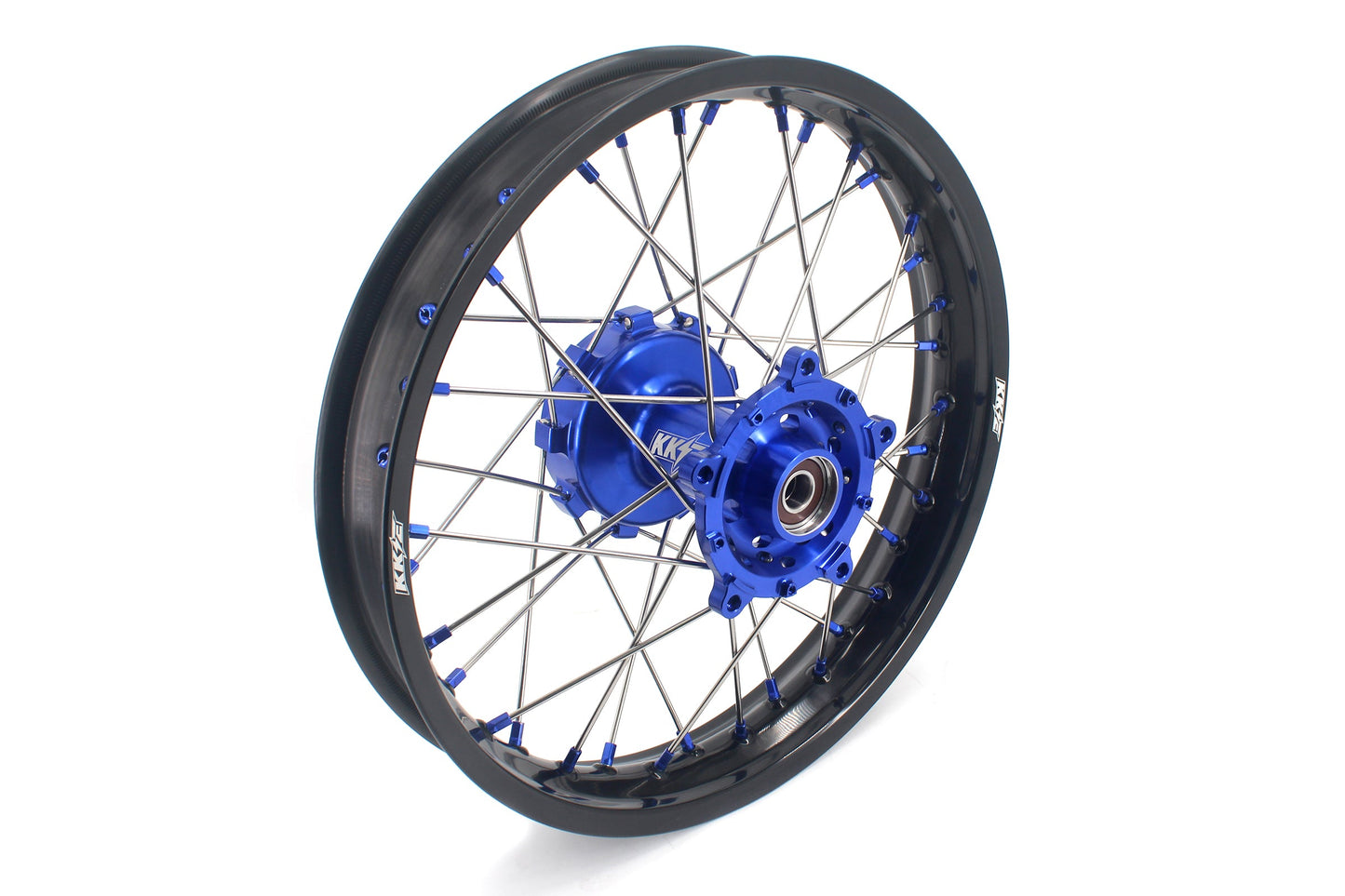 KKE 1.85*21 & 2.5*18 Motorcycle Tubed Spoke Rims Fit Yamaha Tenere 700 2019-2025 Blue