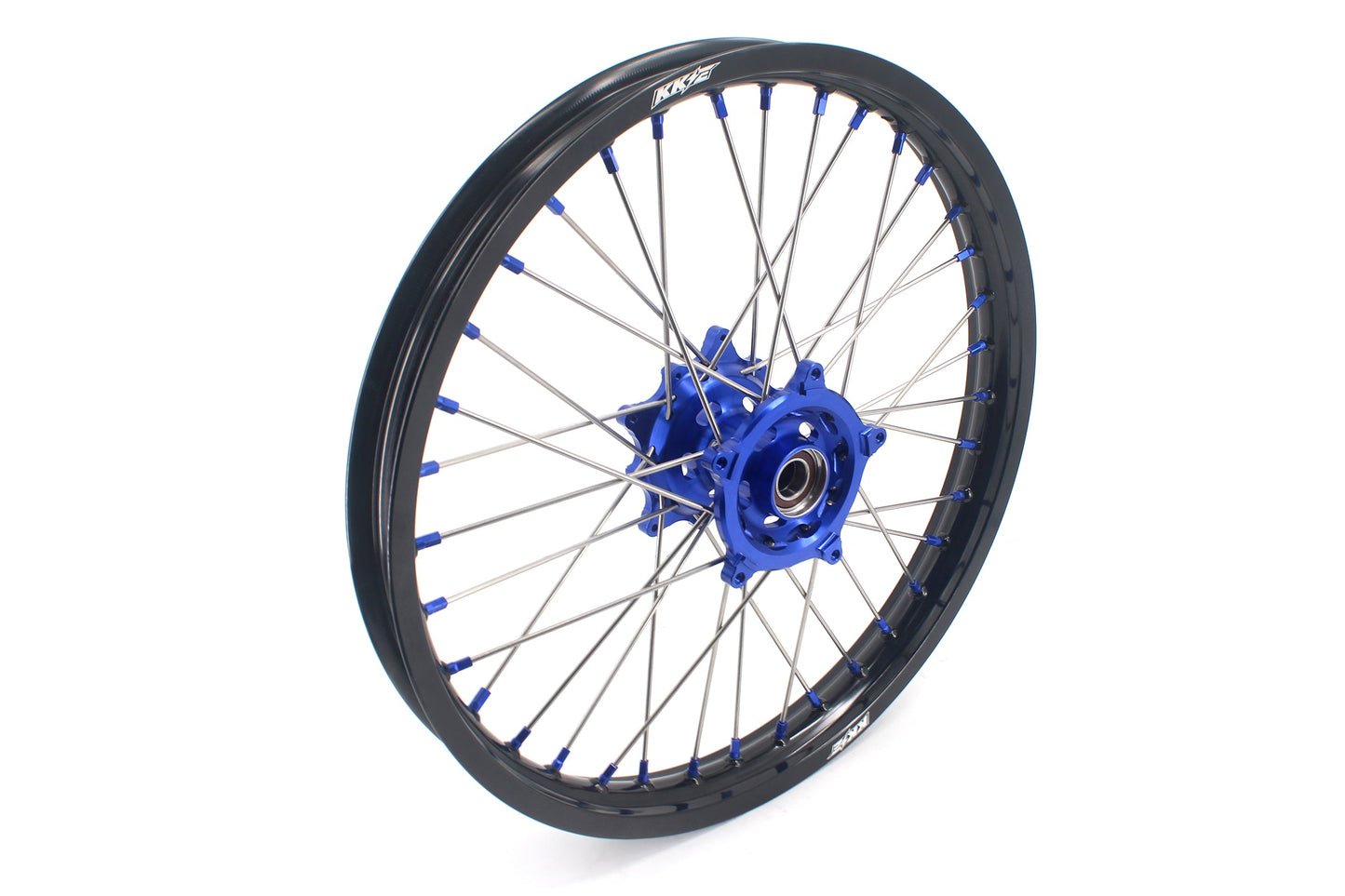 KKE 1.85*21 & 2.5*18 Motorcycle Tubed Spoke Rims Fit Yamaha Tenere 700 2019-2025 Blue