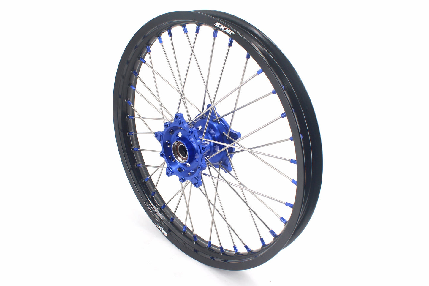 KKE 1.85*21 & 2.5*18 Motorcycle Tubed Spoke Rims Fit Yamaha Tenere 700 2019-2025 Blue
