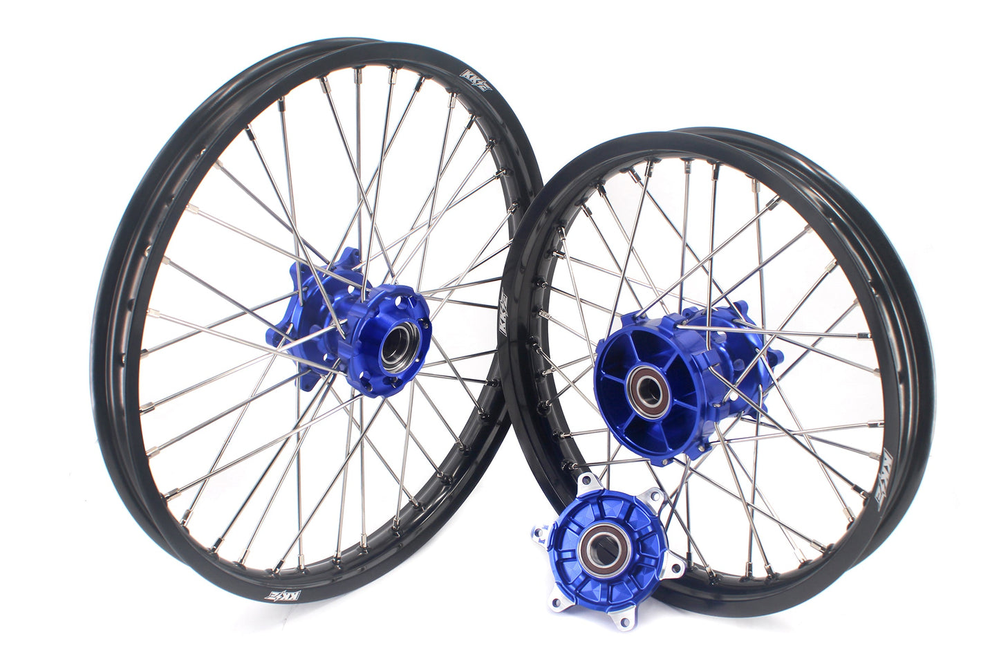 KKE 21/18 Enduro CUSH Drive Spoke Wheels For KTM EXC EXC-F EXC-W 125-530CC 2003-2024 Blue Hub