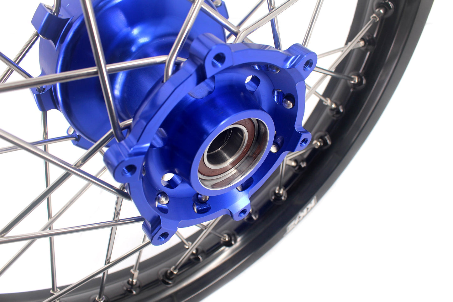 KKE 21/18 Enduro CUSH Drive Spoke Wheels For KTM EXC EXC-F EXC-W 125-530CC 2003-2024 Blue Hub