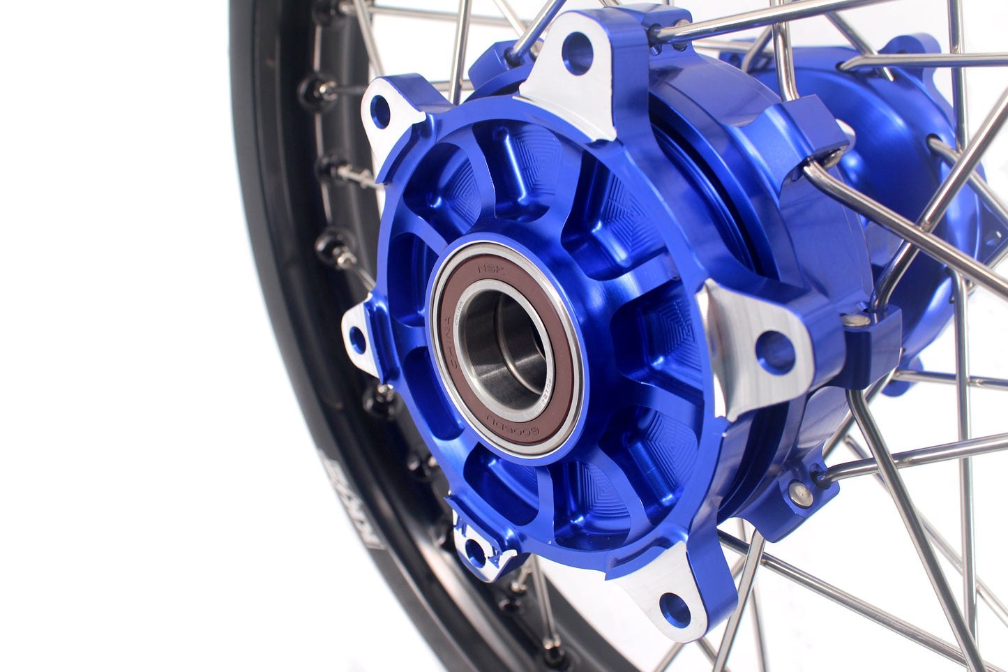 KKE 21/18 Enduro CUSH Drive Spoke Wheels For KTM EXC EXC-F EXC-W 125-530CC 2003-2024 Blue Hub