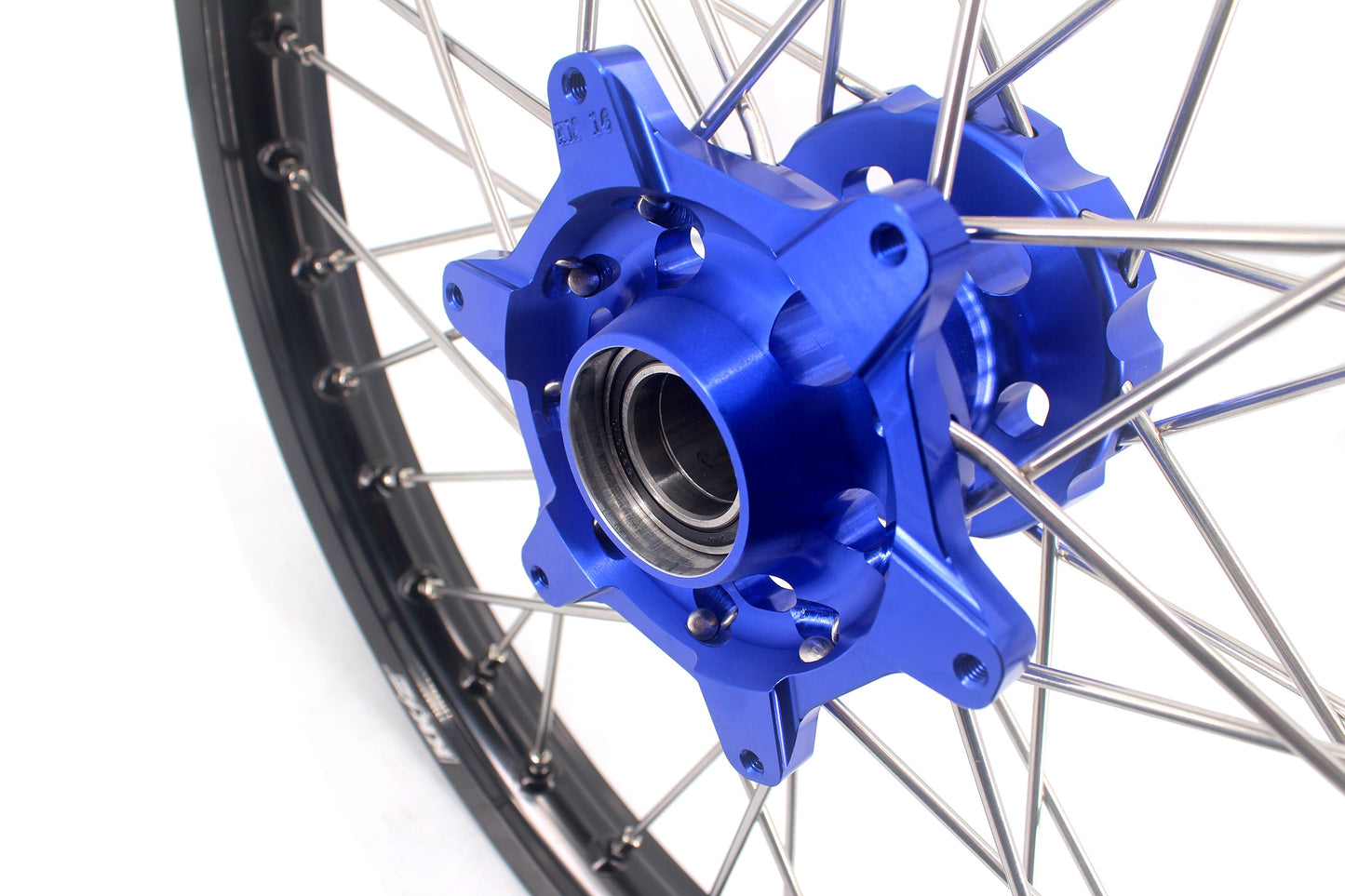 KKE 21/18 Enduro CUSH Drive Spoke Wheels For KTM EXC EXC-F EXC-W 125-530CC 2003-2024 Blue Hub