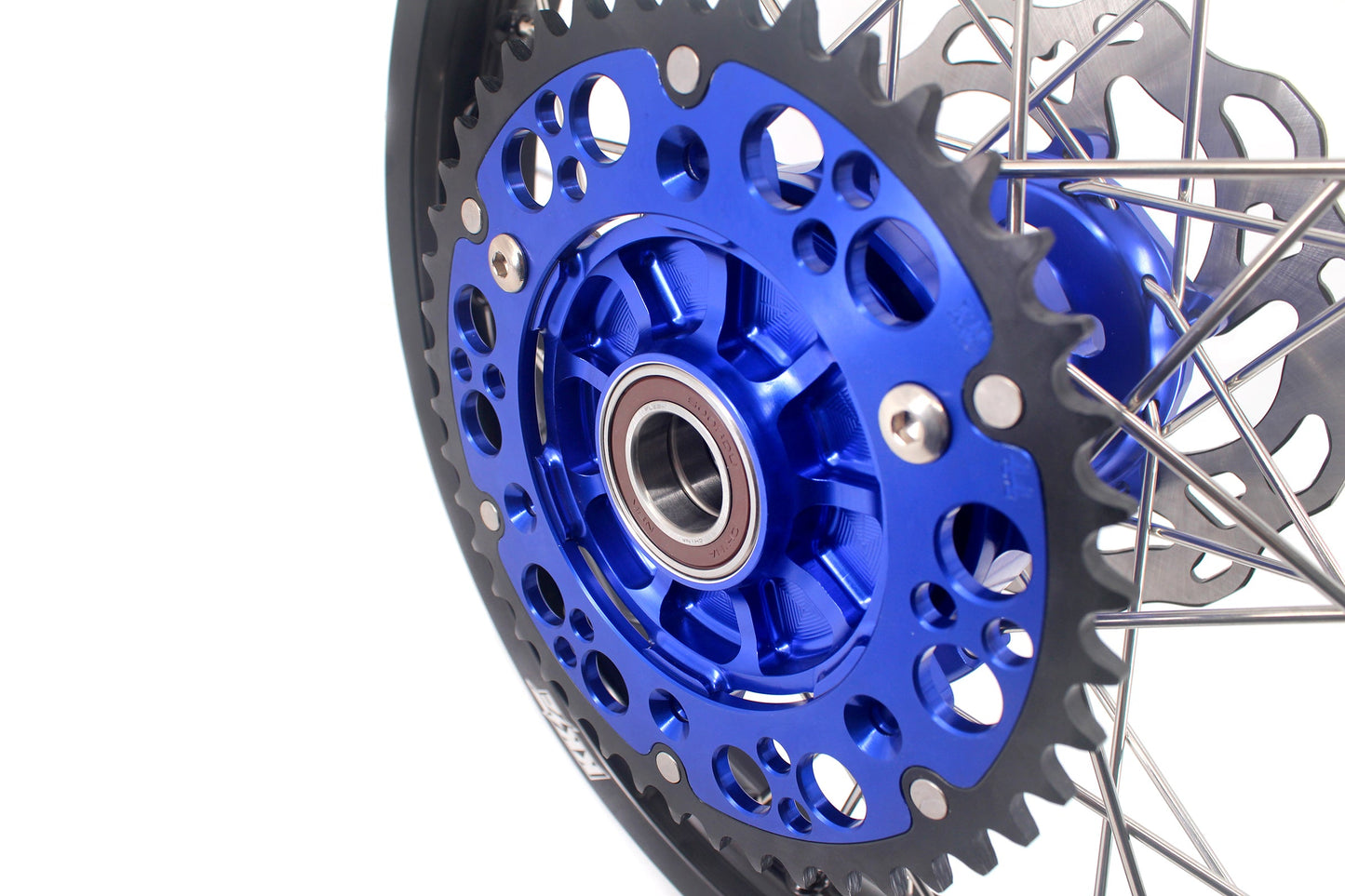 KKE 21/18 Enduro CUSH Drive Spoke Wheels For KTM EXC EXC-F EXC-W 125-530CC 2003-2024 Blue Hub