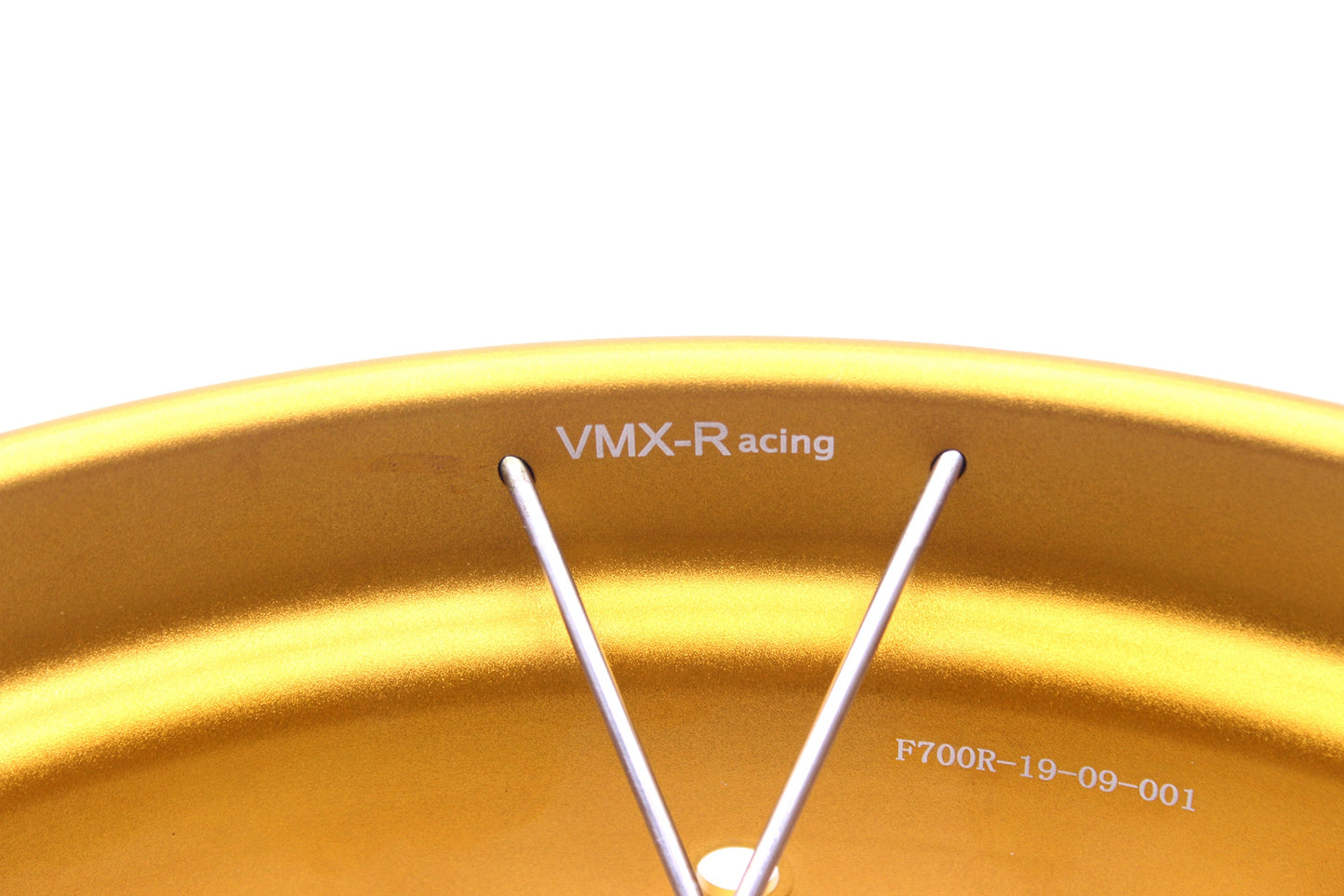 VMX 3.0*19 & 4.25*17 Tubeless Wheels Rims Fit for BMW F700GS 2012 - 2018 Gold Rims Black Hubs