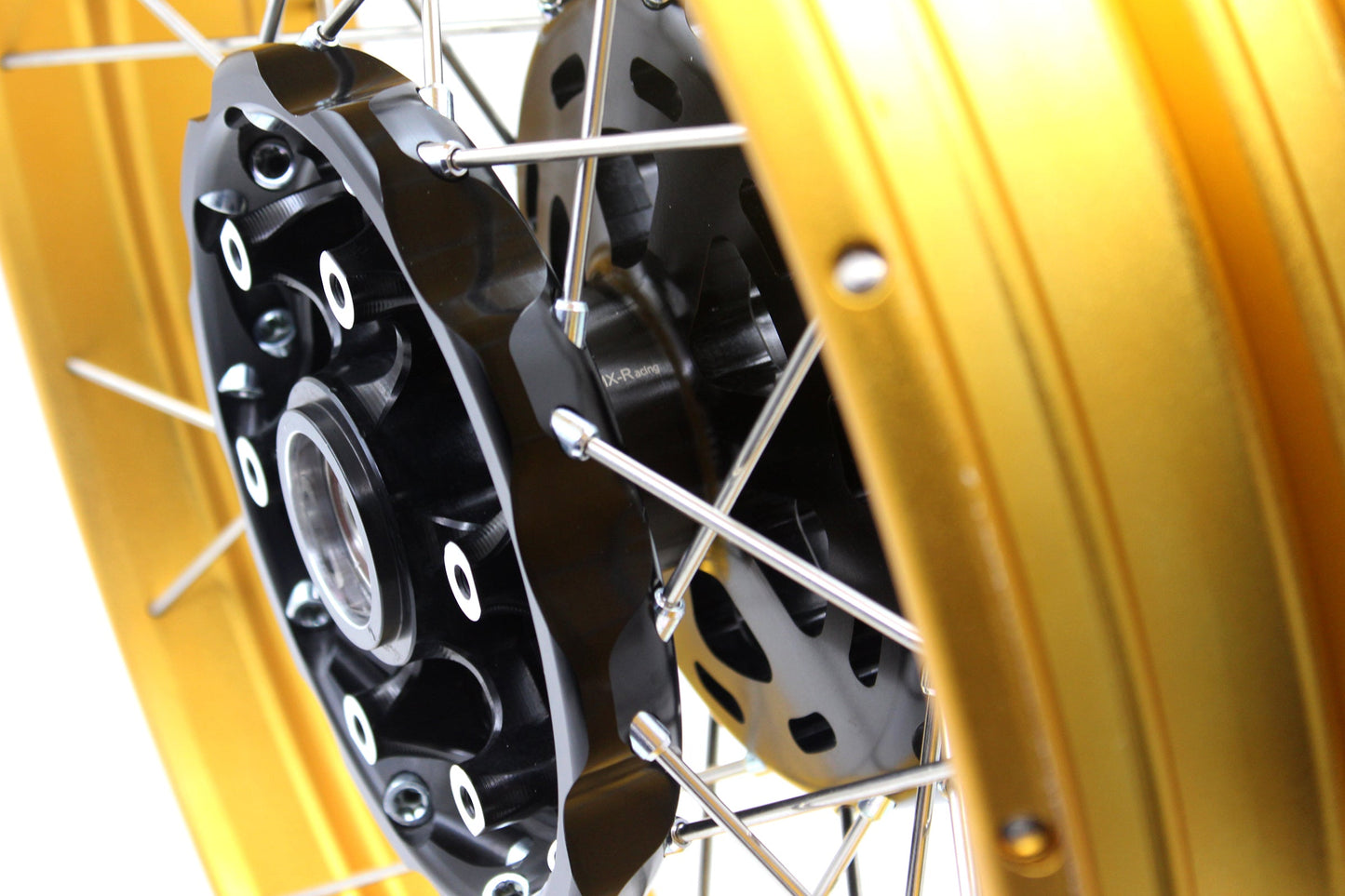 VMX 3.0*19 & 4.25*17 Tubeless Wheels Rims Fit for BMW F700GS 2012 - 2018 Gold Rims Black Hubs