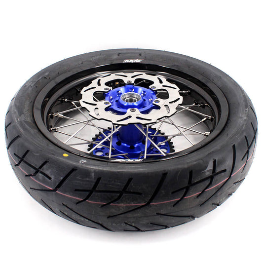 KKE 3.5/4.25*17" Supermoto Street Rims For SUZUKI DRZ400SM 2005-2024 CST Tires