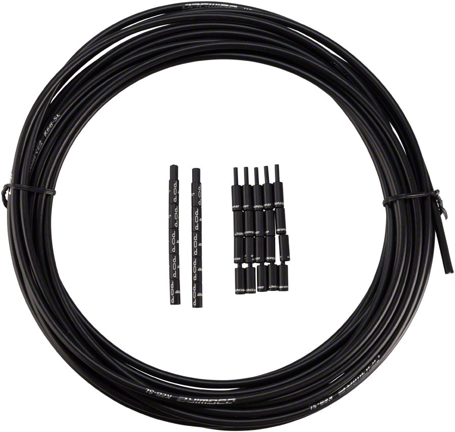 Jagwire 5mm Pro Compressionless Brake Housing with Slick-Lube Liner, Black, per meter