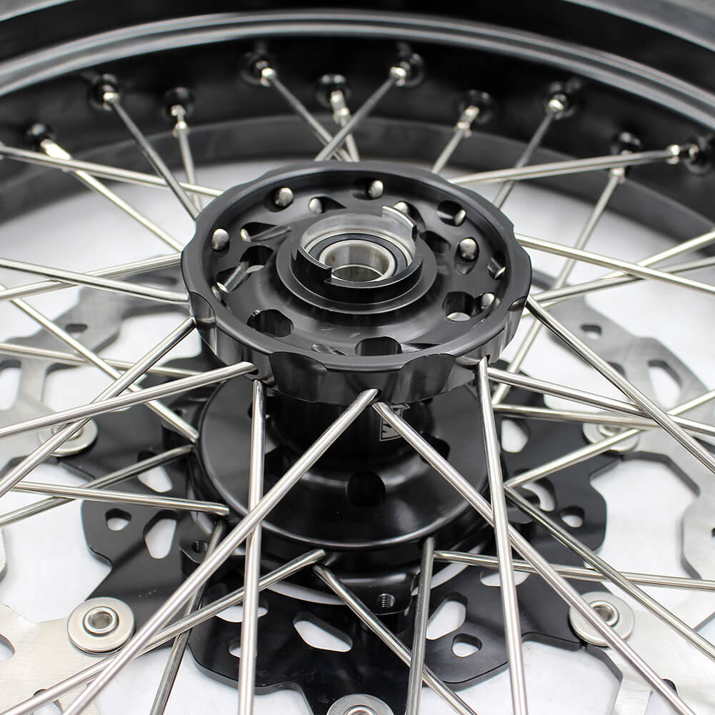KKE 17inch Supermoto Wheels For SUZUKI DRZ400 DRZ400E DRZ400S CST Tires