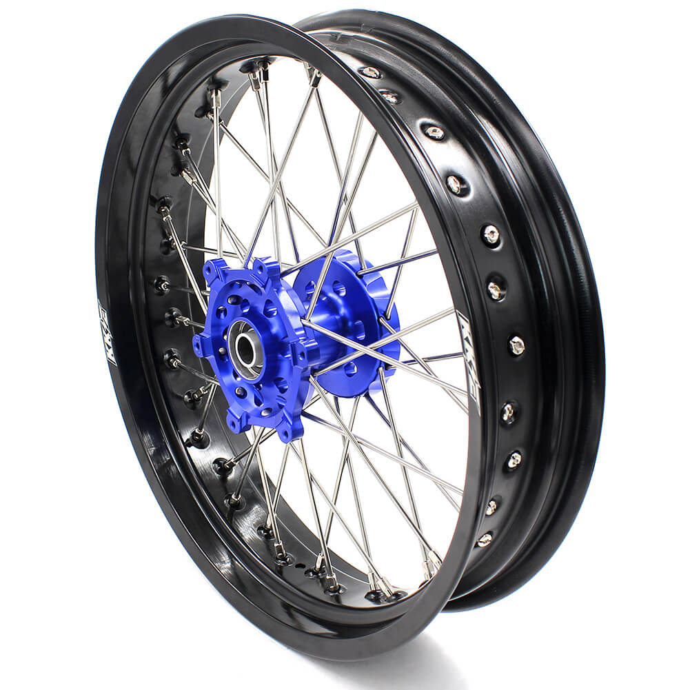KKE 3.5 & 4.25 Wheels for Yamaha WR250F 2001 WR450F 2003-2018 Blue
