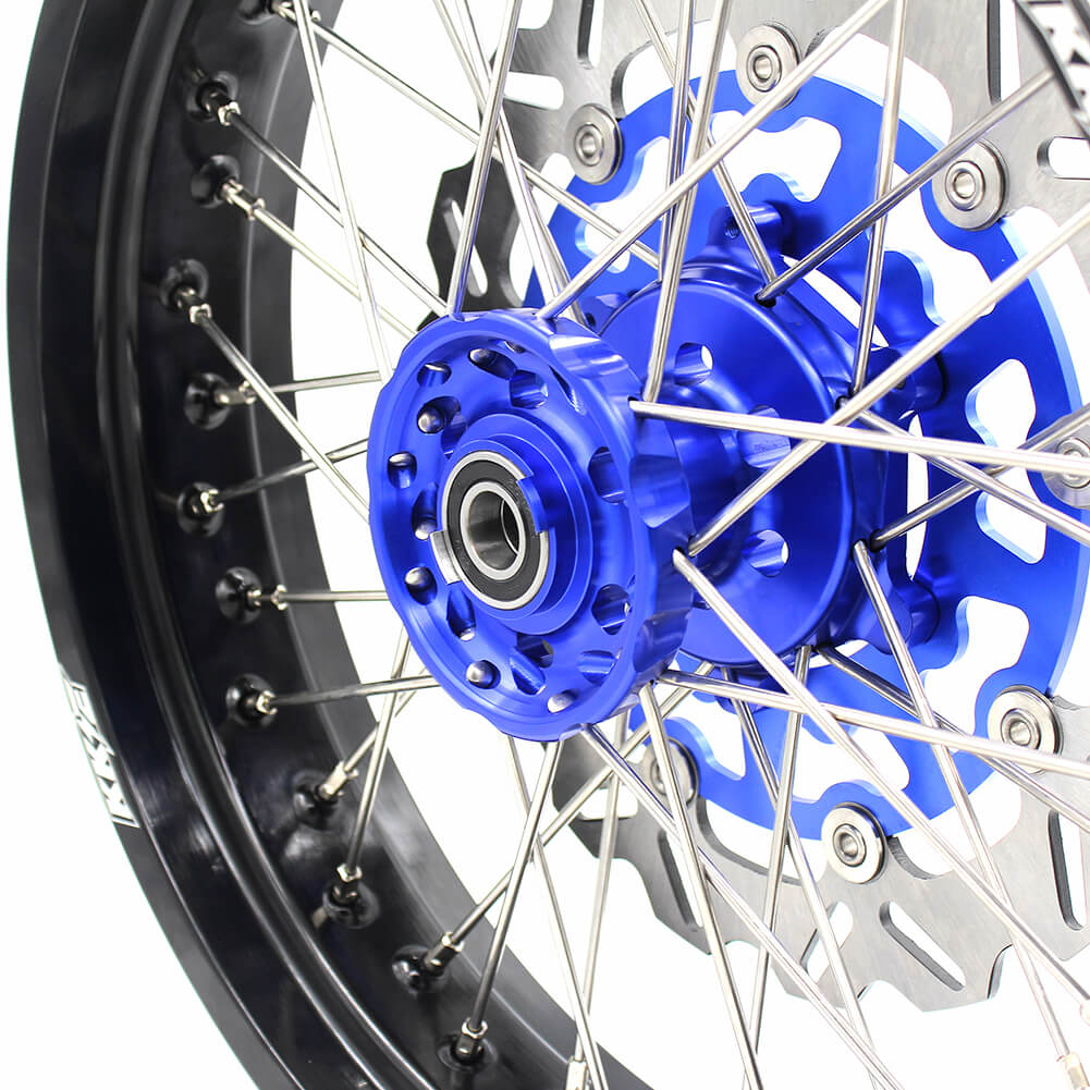 KKE 3.5 & 4.25 Wheels for Yamaha WR250F 2001 WR450F 2003-2018 Blue