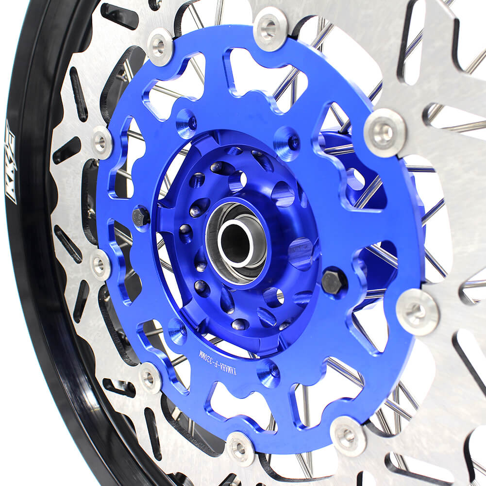 KKE 3.5 & 4.25 Wheels for Yamaha WR250F 2001 WR450F 2003-2018 Blue