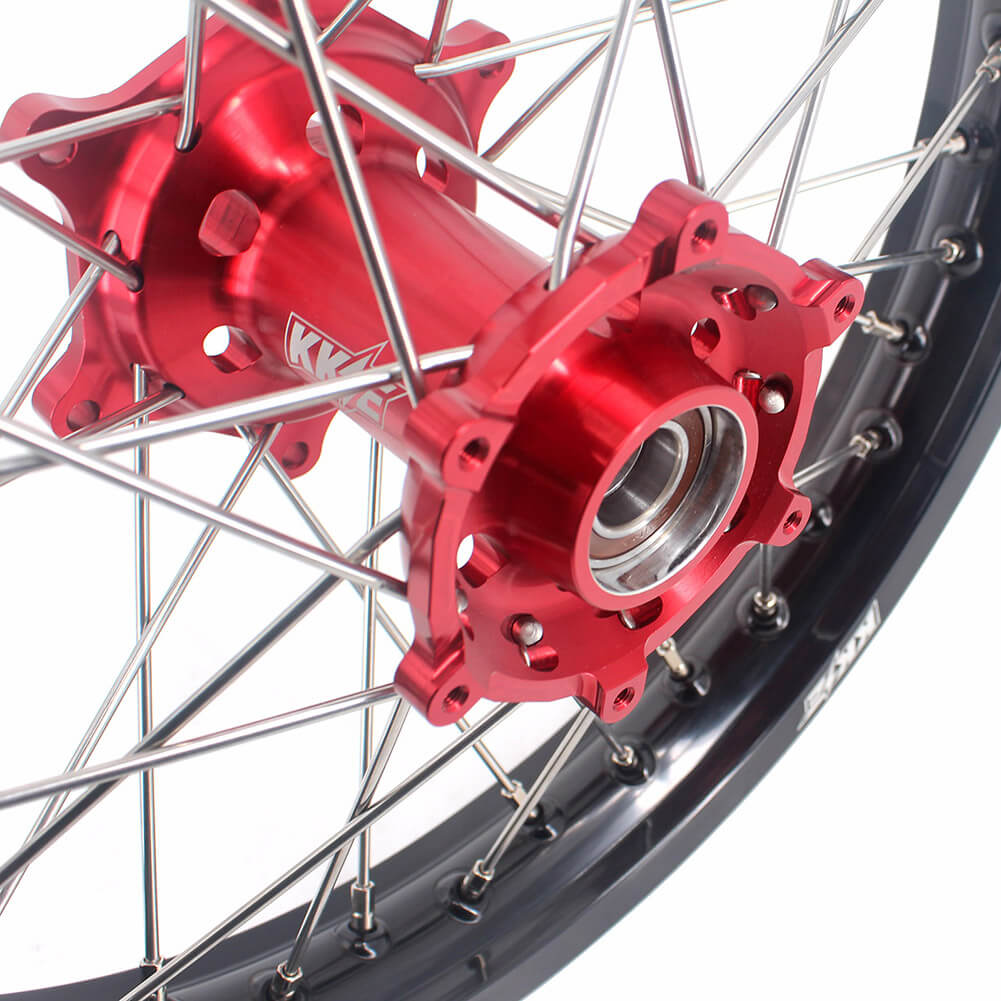 KKE 21" 18" Enduro Spoked Wheels For GAS GAS EC MC EX 125-4550CC 2021-2025 Dirtbike Spoked Wheels Set