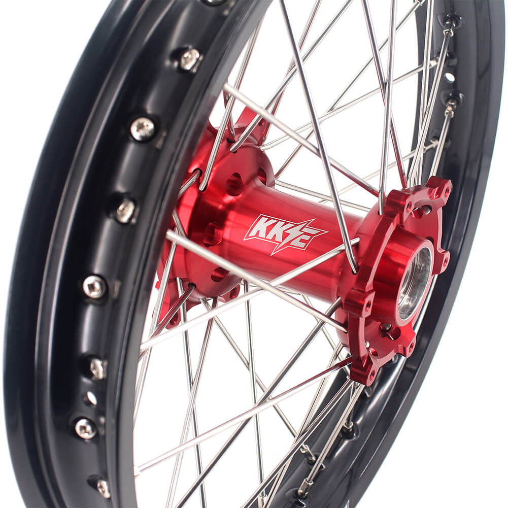 KKE 21" 18" Enduro Spoked Wheels For GAS GAS EC MC EX 125-4550CC 2021-2025 Dirtbike Spoked Wheels Set