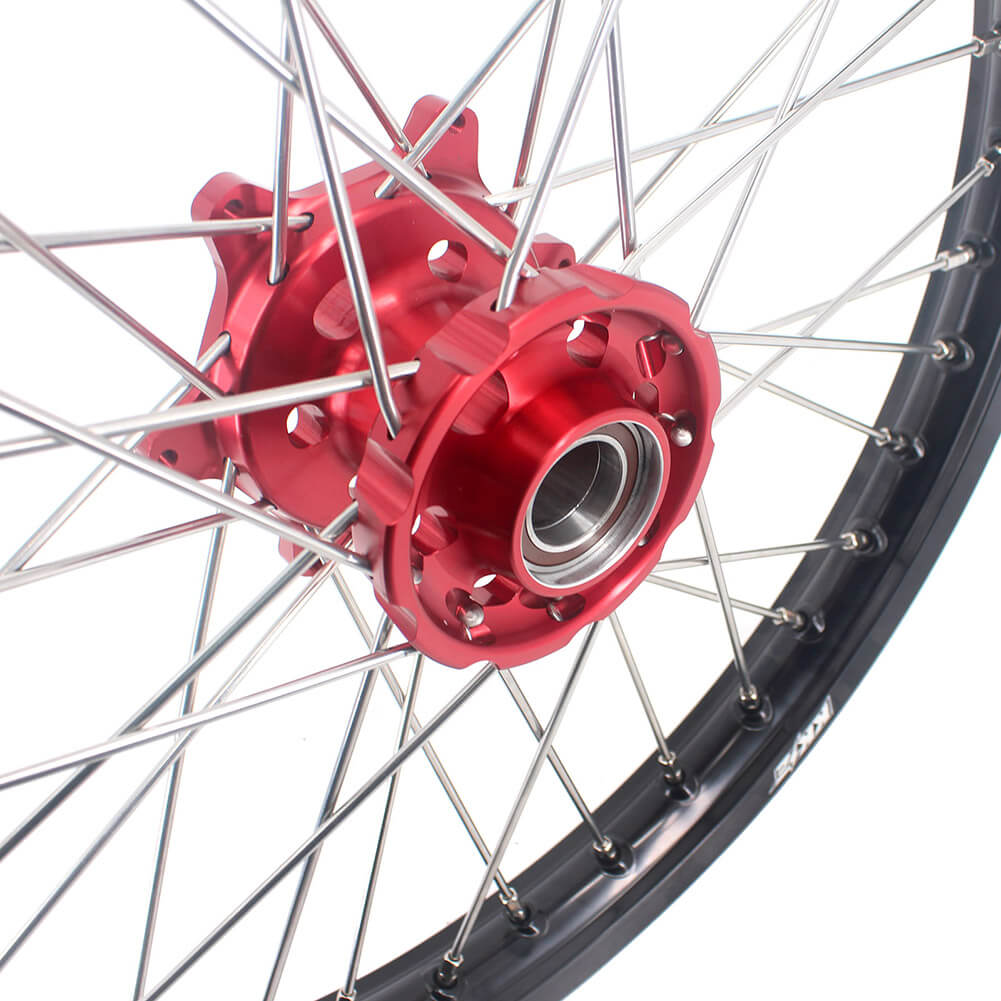 KKE 21" 18" Enduro Spoked Wheels For GAS GAS EC MC EX 125-4550CC 2021-2025 Dirtbike Spoked Wheels Set