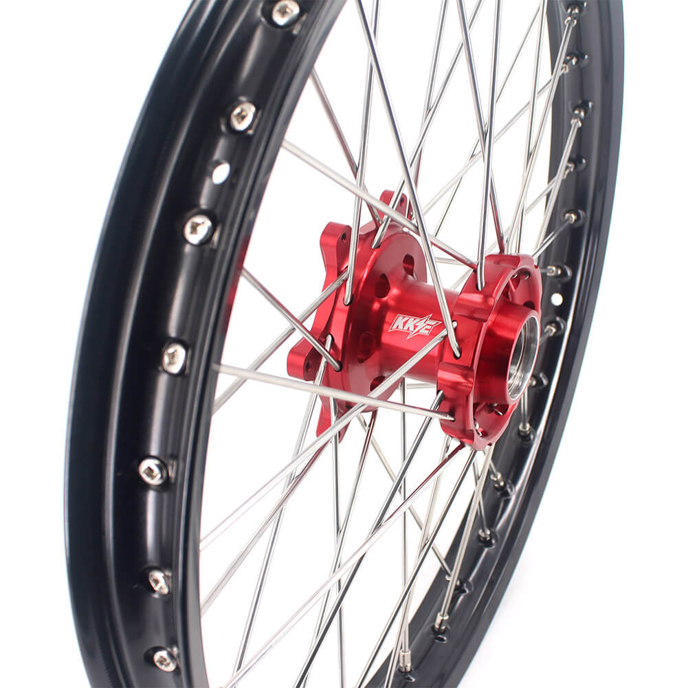 KKE 21" 18" Enduro Spoked Wheels For GAS GAS EC MC EX 125-4550CC 2021-2025 Dirtbike Spoked Wheels Set