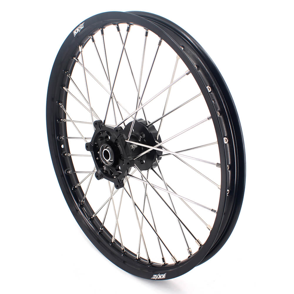 KKE 21/18 Enduro Off Road Wheels Rim Fit For SUZUKI DRZ400SM 2005-2024 Black Hub