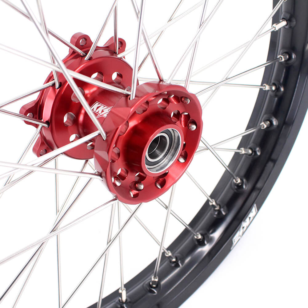 KKE 1.85*19 & 2.15*19 Flat Track Wheels For HONDA CRF250R 04-13 CRF450R 02-12