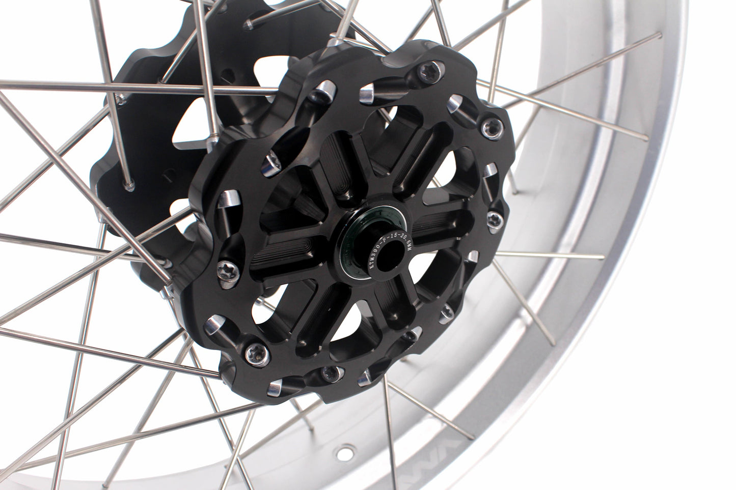 VMX 17 Inch Spoked Aluminum Tubeless Wheels Rims For Husqvarna Svartpilen 401 2020-2021