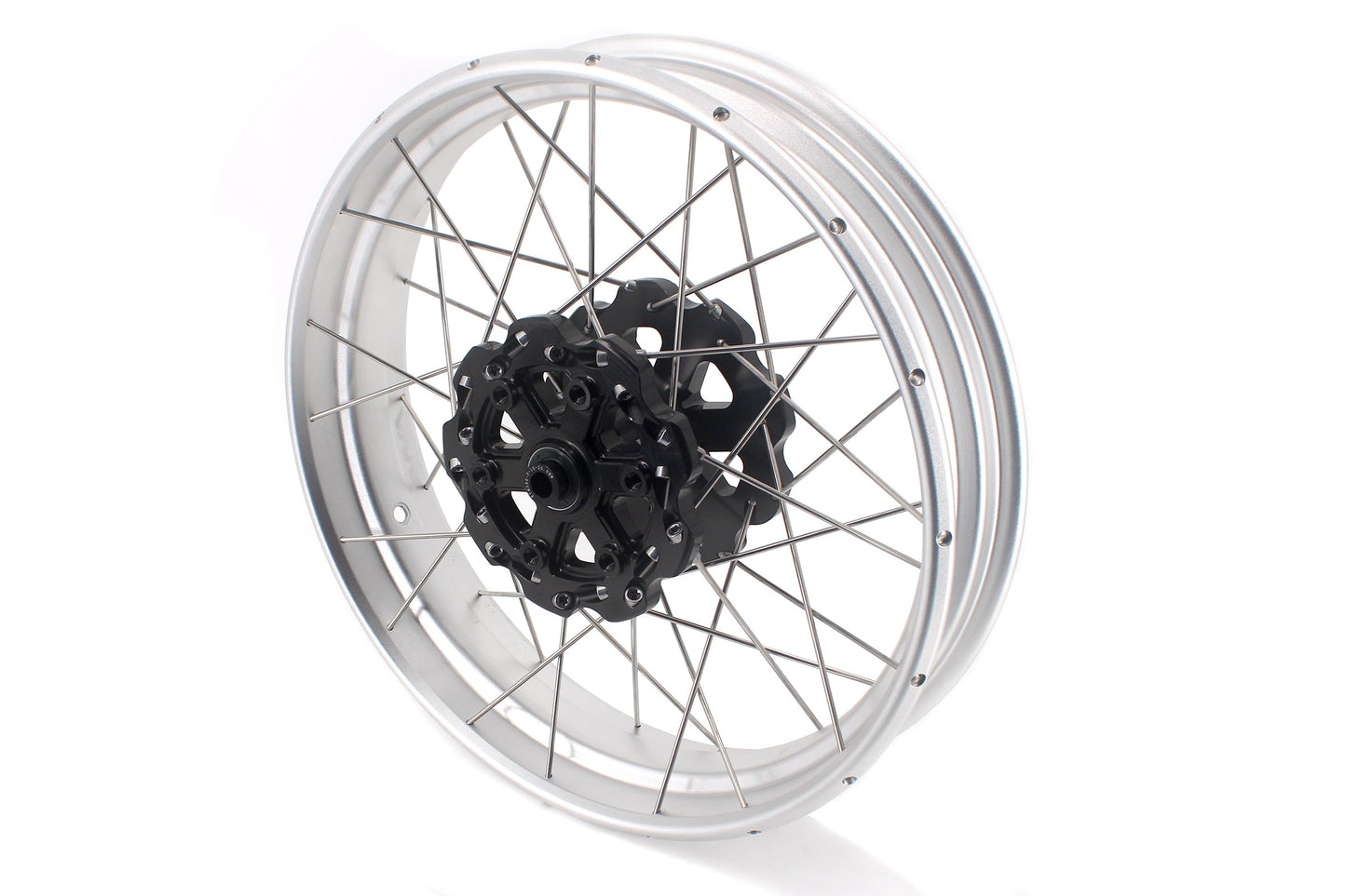VMX 17 Inch Spoked Aluminum Tubeless Wheels Rims For Husqvarna Svartpilen 401 2020-2021