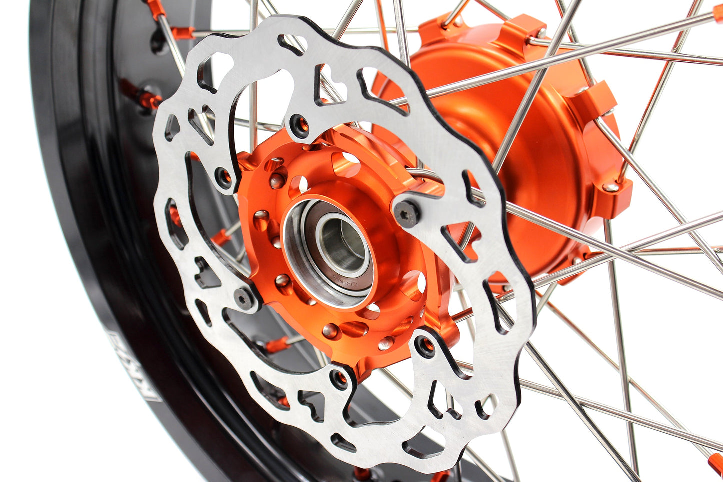 KKE 17Inch CUSH Drive Supermoto Wheels Rims For KTM690 SMC 2007-2011 320MM Disc