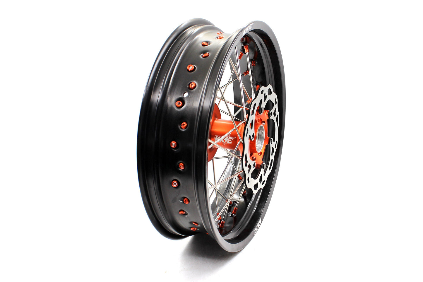 KKE 17Inch CUSH Drive Supermoto Wheels Rims For KTM690 SMC 2007-2011 320MM Disc