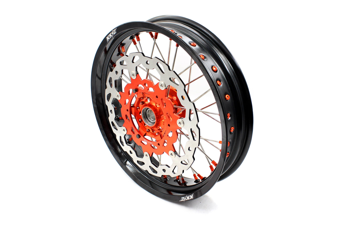 KKE 17Inch CUSH Drive Supermoto Wheels Rims For KTM690 SMC 2007-2011 320MM Disc