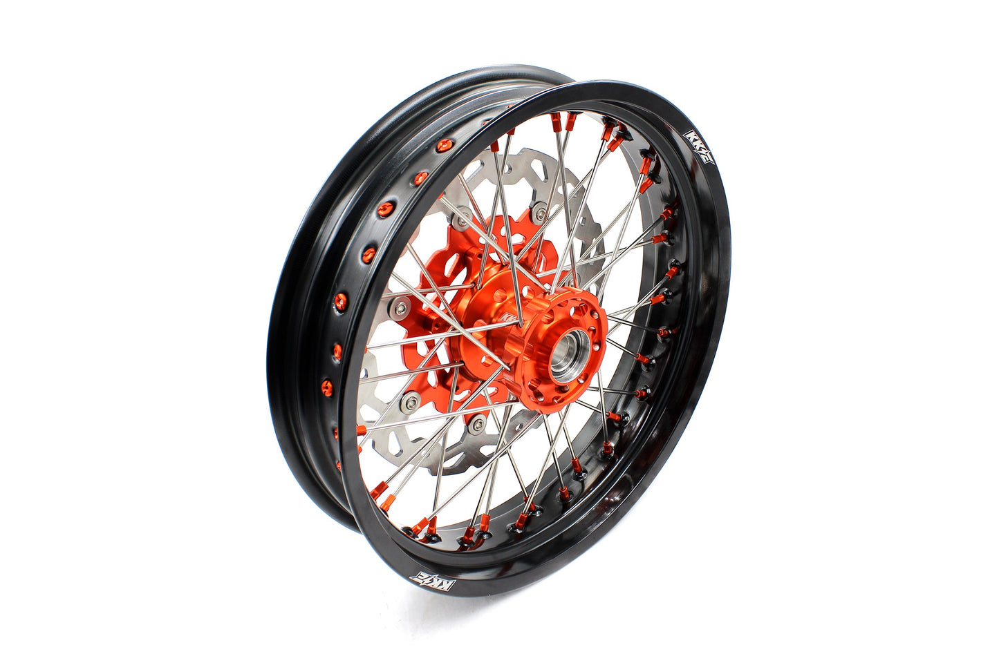 KKE 17Inch CUSH Drive Supermoto Wheels Rims For KTM690 SMC 2007-2011 320MM Disc