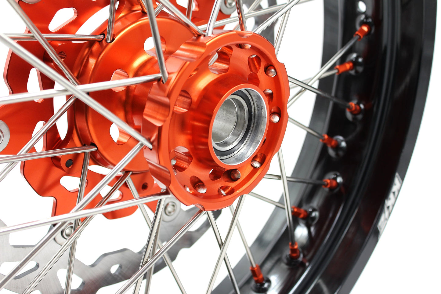 KKE 17Inch CUSH Drive Supermoto Wheels Rims For KTM690 SMC 2007-2011 320MM Disc
