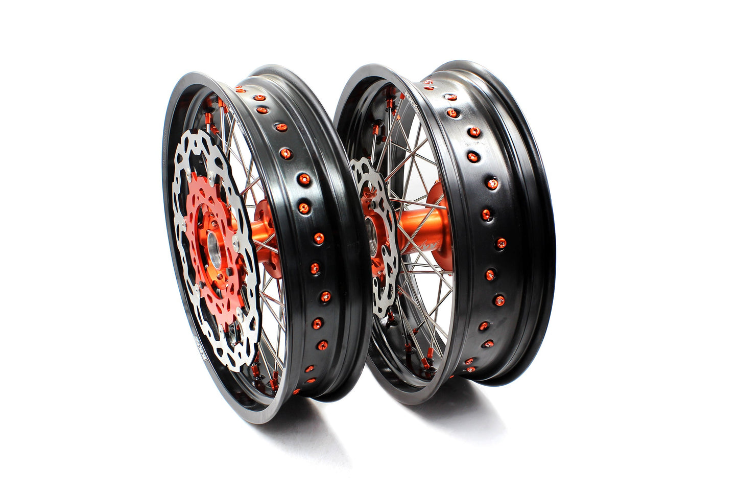 KKE 17Inch CUSH Drive Supermoto Wheels Rims For KTM690 SMC 2007-2011 320MM Disc