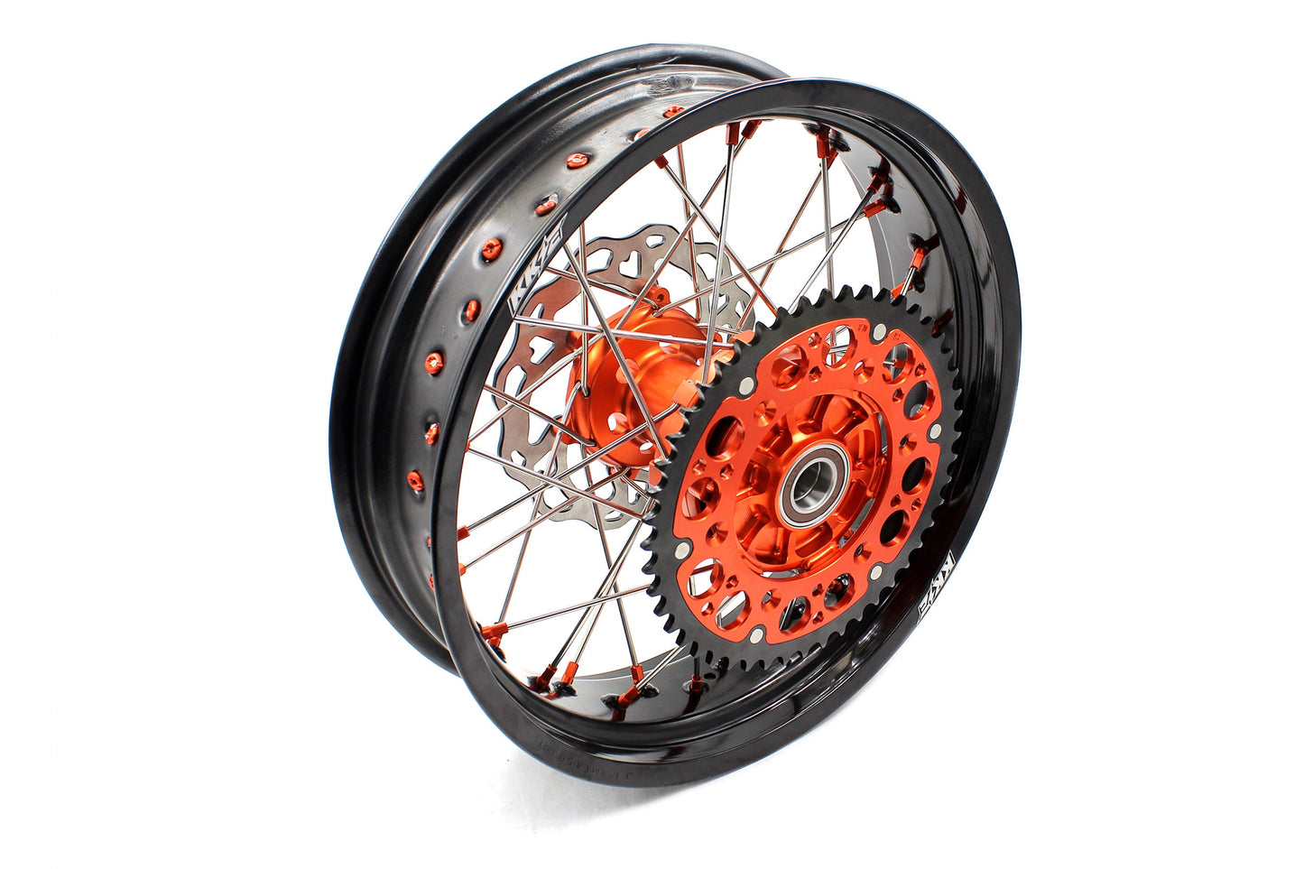 KKE 17Inch CUSH Drive Supermoto Wheels Rims For KTM690 SMC 2007-2011 320MM Disc