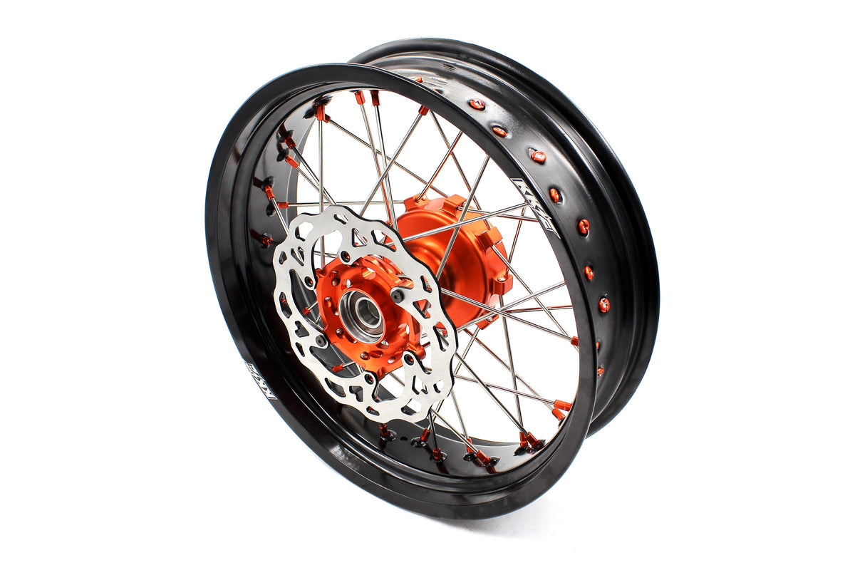 KKE 17Inch CUSH Drive Supermoto Wheels Rims For KTM690 SMC 2007-2011 320MM Disc
