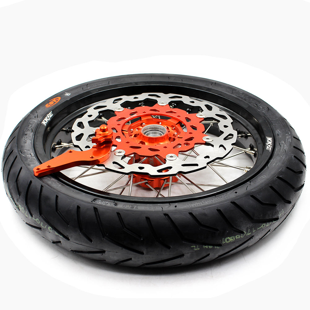 KKE 3.5/5.0 CUSH Drive Supermoto Wheels Tires for KTM SX SX-F XC-F EXC EXC-F 2003-2024