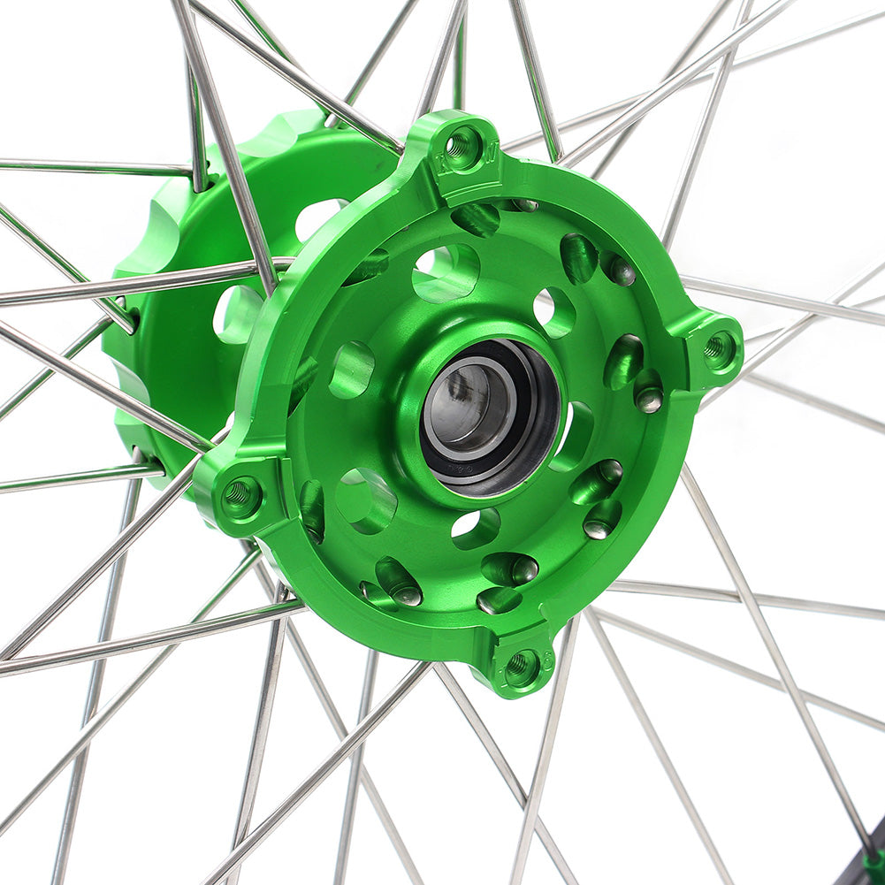 KKE 21" 19" Motorcycle Wheels Rims Fit For KAWASAKI KX250F KX450F KX450 KX450X 2021-2023
