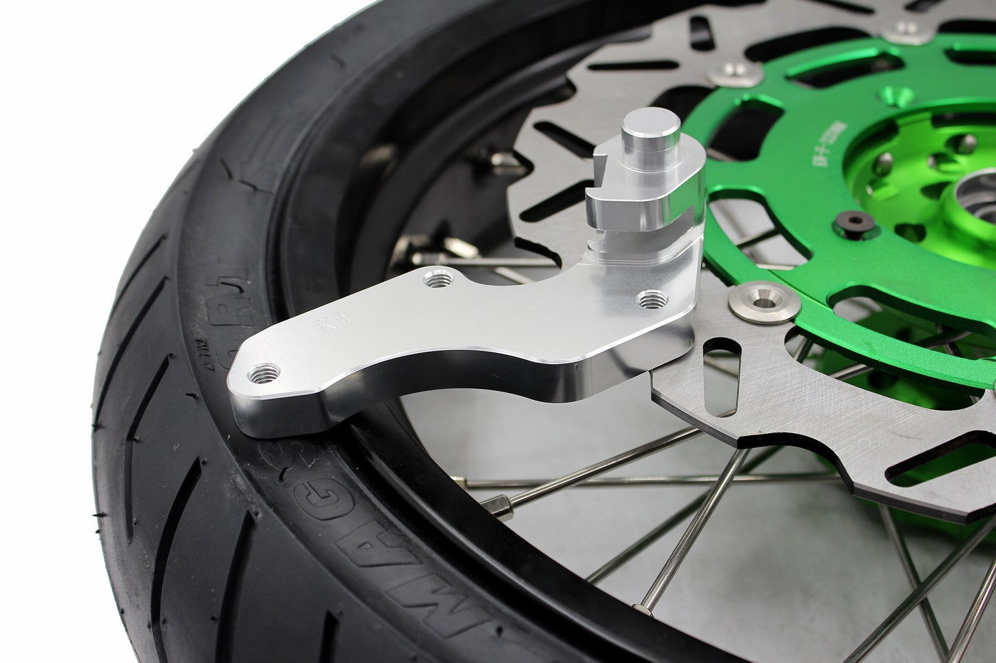 KKE 17inch KX450 KX450X KX250F 2020 KX450F 2019-2021 KX450 2019-2023 For KAWASAKI Supermoto Rims CST Tires Green