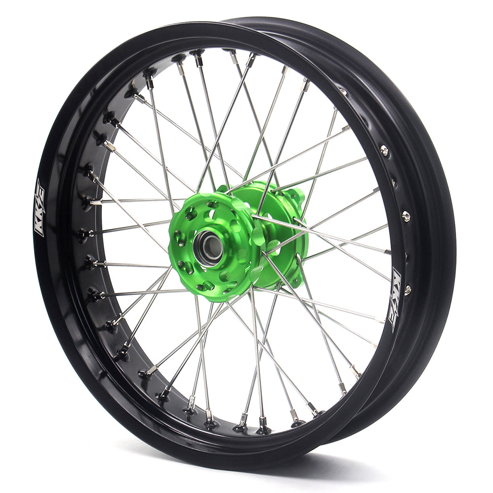 KKE 17Inch KX250F KX450F 2006-2021 For KAWASAKI Supermoto Spoked Wheels Rim