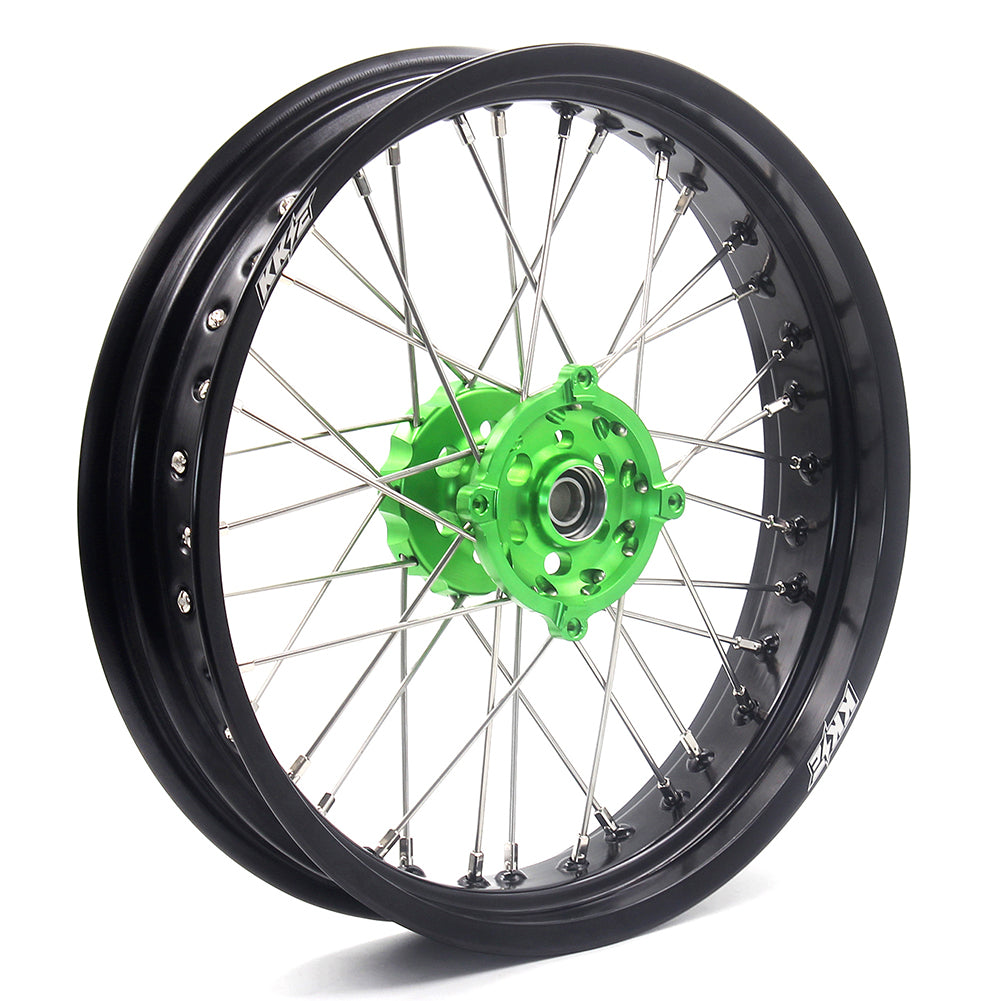 KKE 17Inch KX250F KX450F 2006-2021 For KAWASAKI Supermoto Spoked Wheels Rim