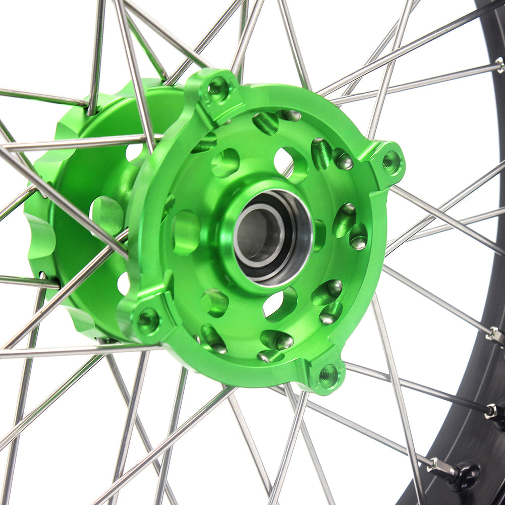 KKE 17Inch KX250F KX450F 2006-2021 For KAWASAKI Supermoto Spoked Wheels Rim