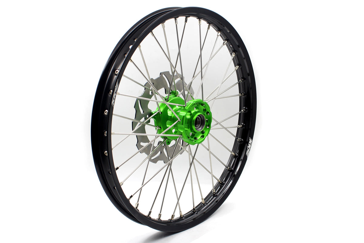 KKE 21/19 MX Spoked Wheels For KAWASAKI KX125 KX250 2003 2004 2005 Disc
