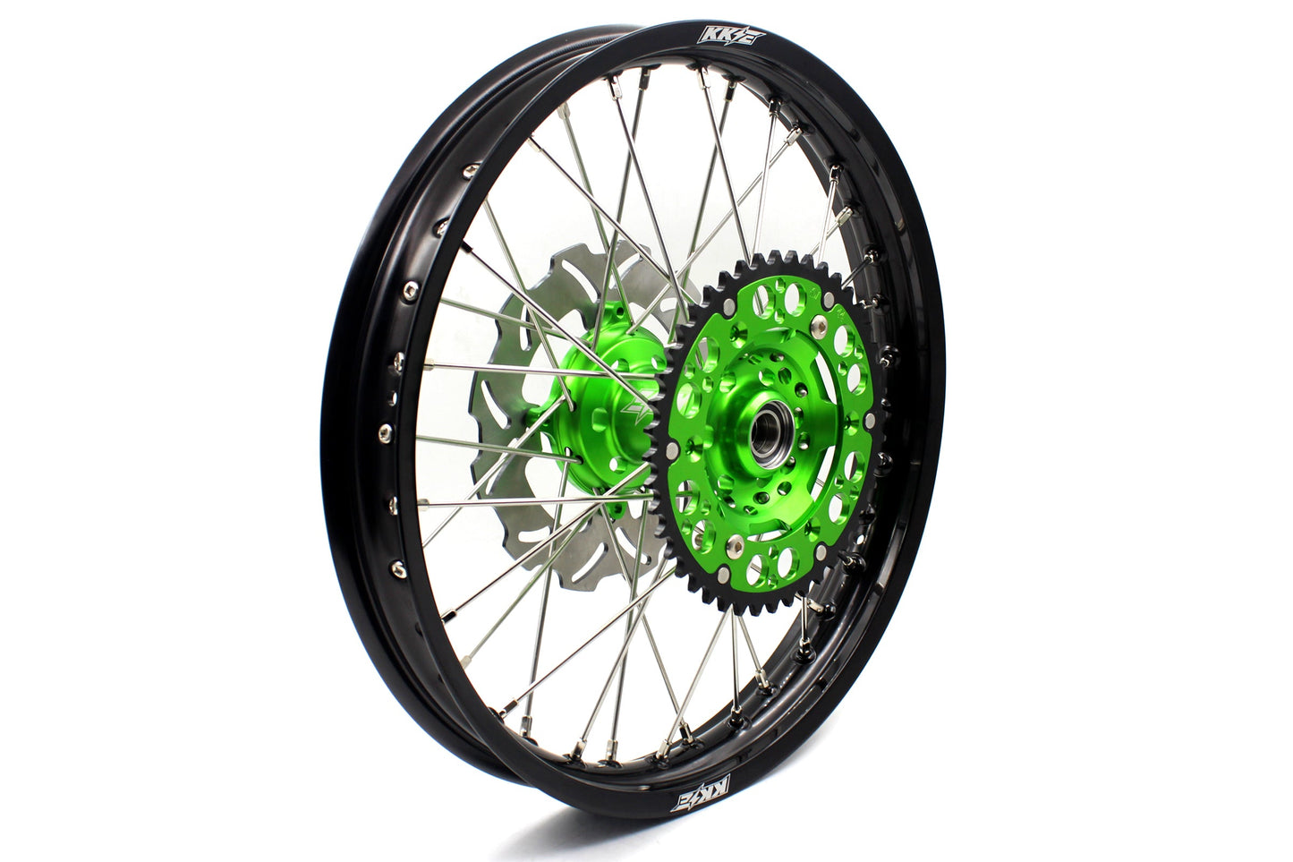 KKE 21 18 Enduro Dirtbike Wheels For KAWASAKI KX125 KX250 1993-2002 220mm Disc