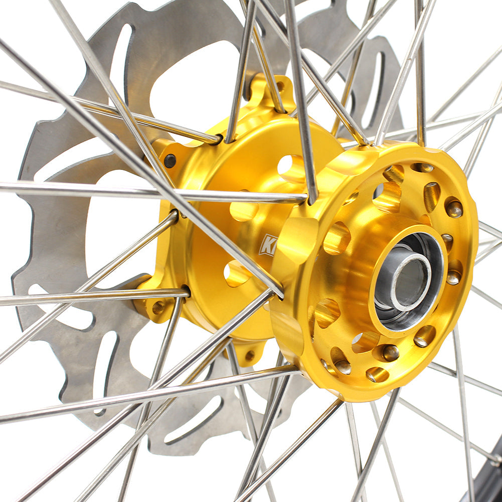 KKE 21 & 19 MX Off Road Wheels For SUZUKI RM125 2001-2007 RM250 2001-2008