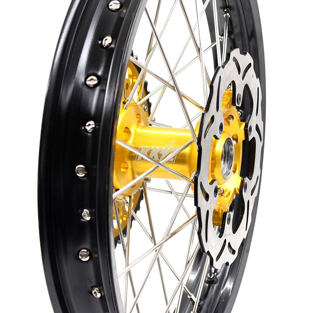 KKE 21 & 19 MX Off Road Wheels For SUZUKI RM125 2001-2007 RM250 2001-2008