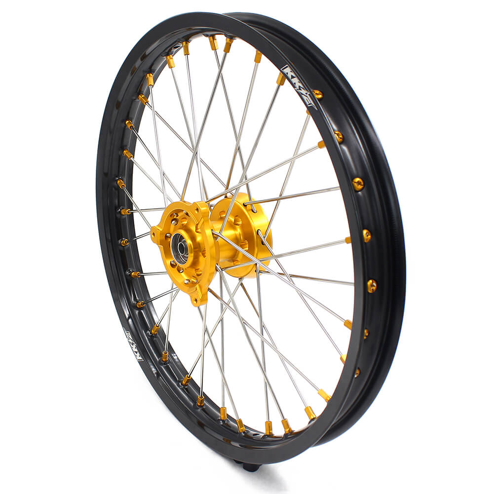 KKE 17/14 RM80 1993-2001 RM85 2002-2023 For SUZUKI Kid's Small Wheels Rims Gold Nipples