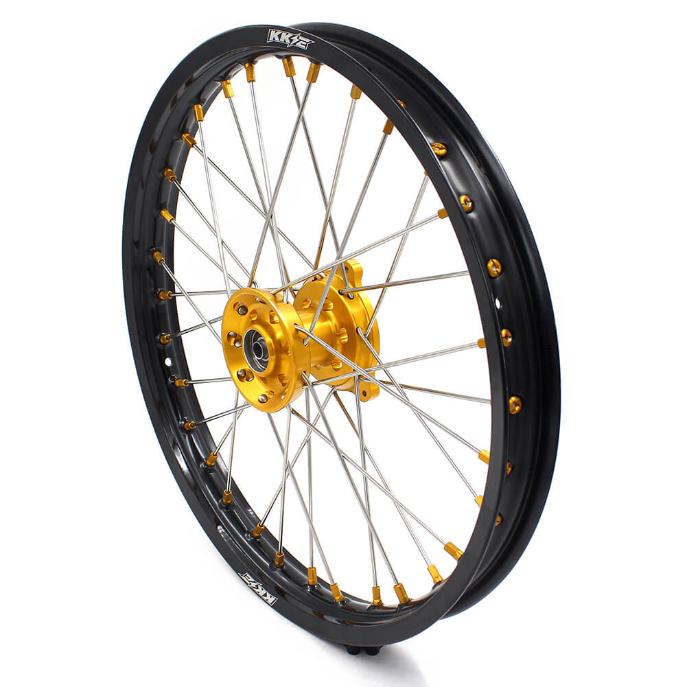 KKE 17/14 RM80 1993-2001 RM85 2002-2023 For SUZUKI Kid's Small Wheels Rims Gold Nipples