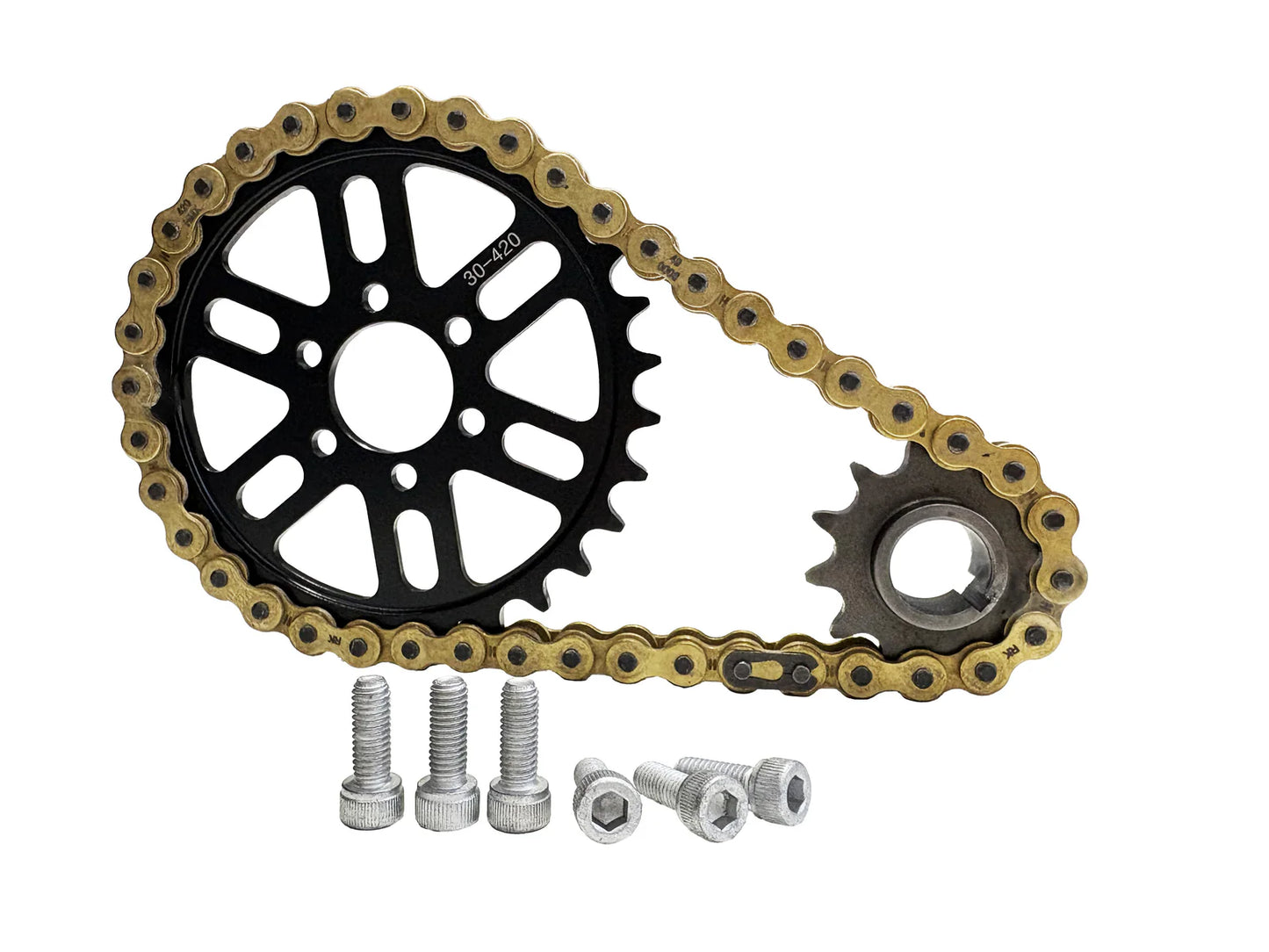 E Ride Pro- SHE8011 - 420 Chain Drive Set -SS2.0/3.0/SR