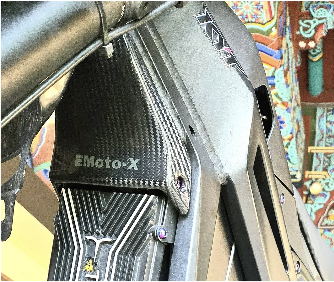 EMoto-X Racing Kapae Real Carbon Horn Delete / Horn Relocate for Talaria MX4,MX3