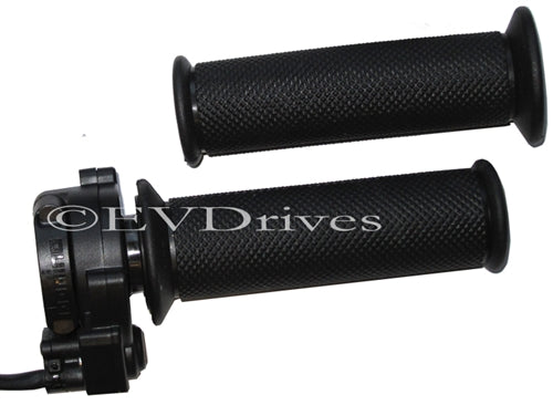 Domino Twist Grip Throttle - 0-5K Ohm - IP67 Rated (Dust & Water Resistant)