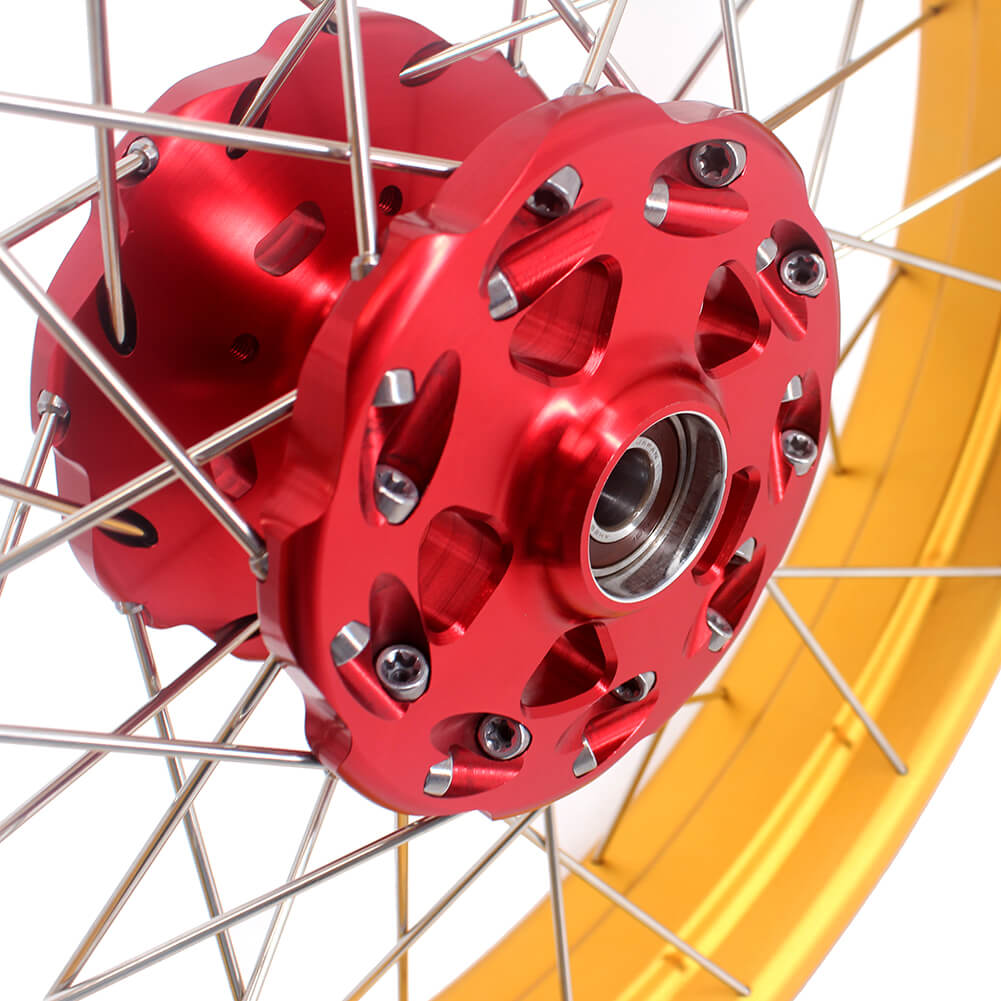 VMX 19 & 17 Tubeless Wheels Gold Rims Fit For Honda CB500X 2019-2021 Red&Gold
