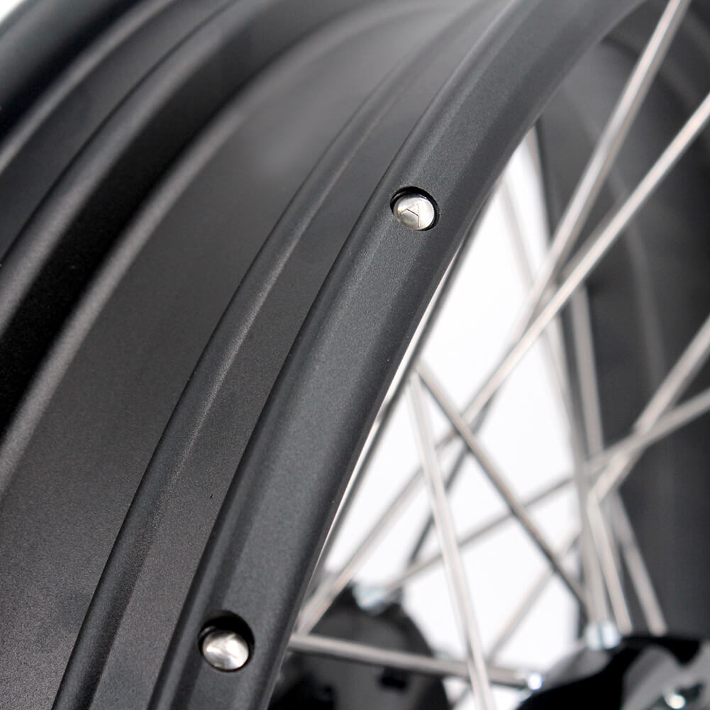 VMX 19 Inch / 17 Inch Tubeless Wheels Fit For BMW F700GS 2012-2018 Black Hubs